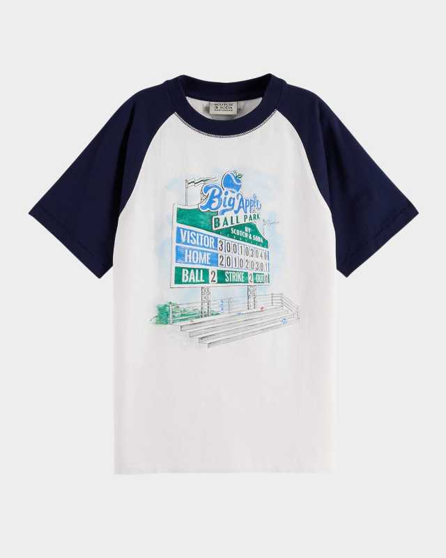 Boy's Artwork Graphic Organic Cotton Tee, Size 4-12